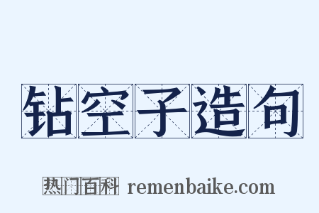 钻空子造句是什么意思的图片
